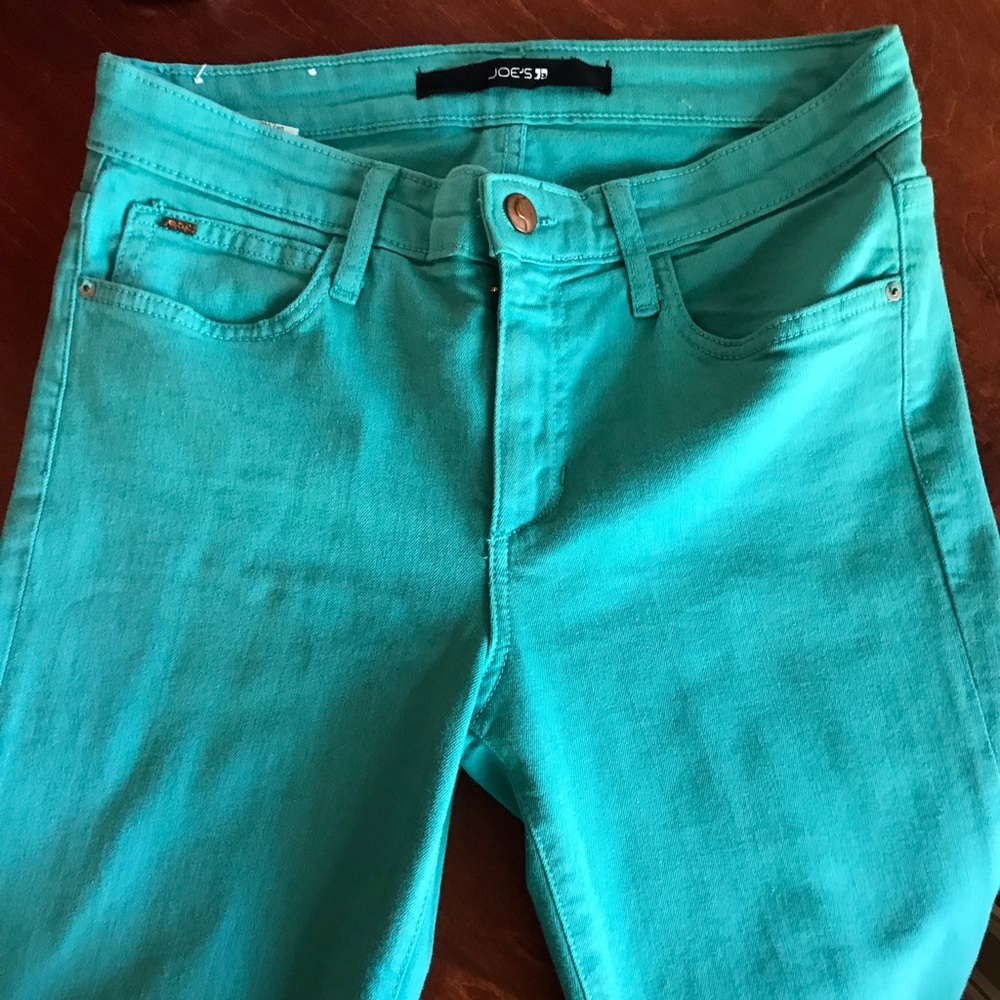 Turquoise Joe’s Skinny Jeans size 29